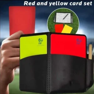 Carton / Carte d'arbitrage Rouge Jaune de Football