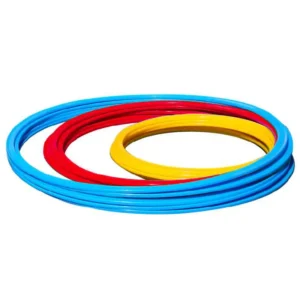 Lot de 12 Cerceaux Plats D'entrainement Souple, Ronds Cercle Souples, Football Fitness